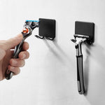 Load image into Gallery viewer, Bathroom Space Aluminum Razor Holder Storage Hook Wall Men Shaving Shaver Shelf Punch Free Razor Rack Accessories Organization
