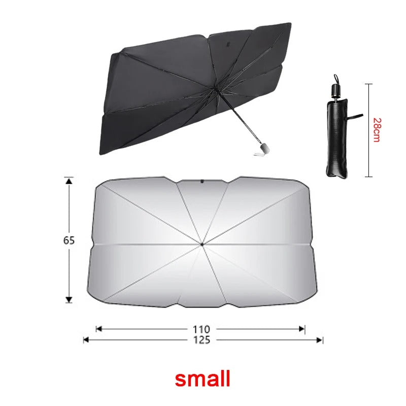 Car Sunshade Umbrella For Auto Shading Car Sun Shade Protector Parasol Summer Sun Interior Windshield Protection Accessories